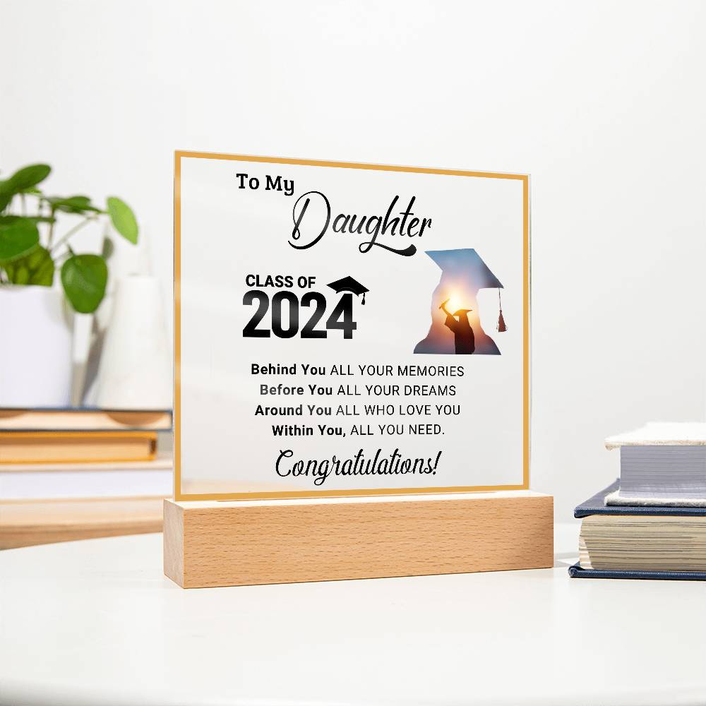 "Class of 2024" Daughter Acrylic Decor Gift